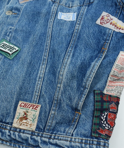 【USED】90’s CHIPIE ワッペン付き デニムジャケット
