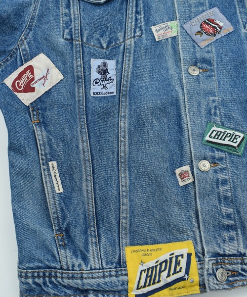 【USED】90’s CHIPIE ワッペン付き デニムジャケット