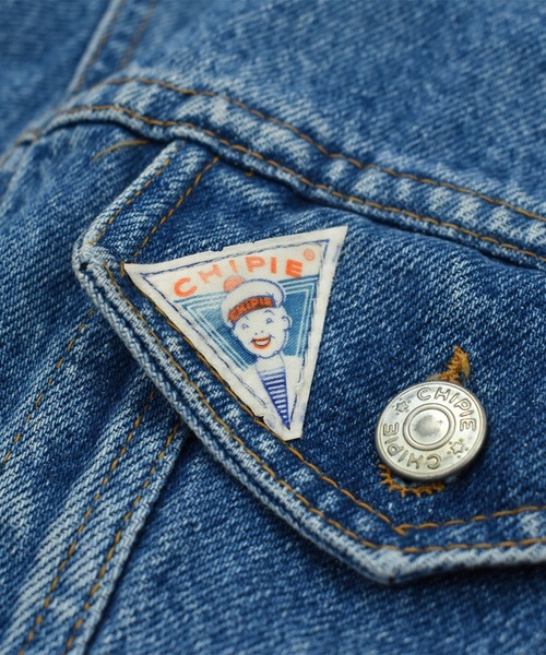 【USED】90’s CHIPIE ワッペン付き デニムジャケット