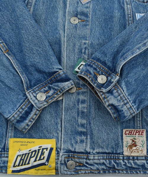 【USED】90’s CHIPIE ワッペン付き デニムジャケット