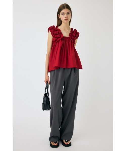 新品未使用‼️大人気2025 夏 moussy フリル付き ショルダートップス MOUSSY | SHOULDER FRILLS トップス (その他トップス ) |SHEL