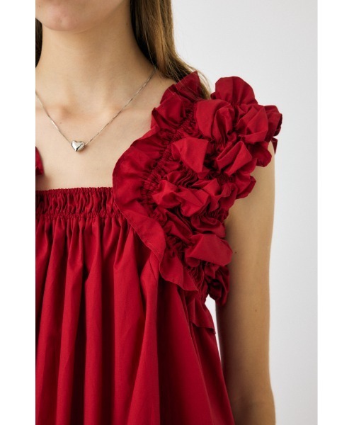 MOUSSY／SHOULDER FRILL ブラウス　マウジー セール】CUT LACE RUFFLE ブラウス（シャツ/ブラウス）｜MOUSSY