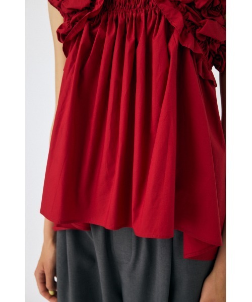 MOUSSY（マウジー）の「SHOULDER FRILLS トップス（シャツ