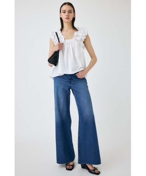 SHOULDER FRILLS トップス（シャツ/ブラウス）｜MOUSSY