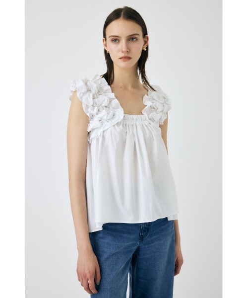 SHOULDER FRILLS トップス（シャツ/ブラウス）｜MOUSSY