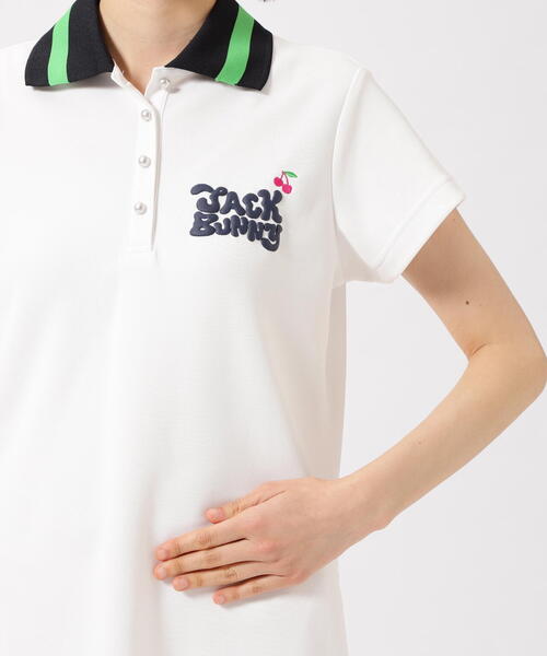 JACK BUNNY ポロワンピース ホワイト Jack Bunny!! 【PREMIUM SALE】Jack by PEARLY GATES ジャック