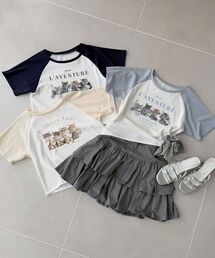 MAJESTIC LEGON | ラグランネコチャンTシャツ(Tシャツ/カットソー)