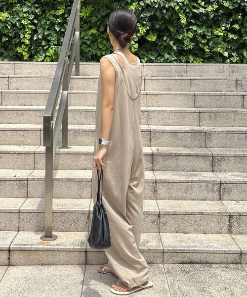 【試着のみ】RosyMonster オールインワン　ブルゾン Re:EDIT オールインワン 「2024 SUMMER COLLECTION」「低身長/高