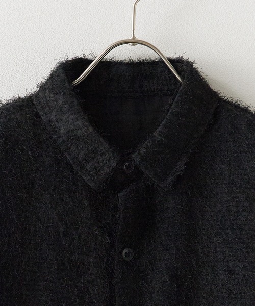 ROOPTOKYO（ループトウキョウ）の「シャギー ショートスリーブシャツ（シャツ/ブラウス・メンズ・ホワイト/ブルー/ブラック・M/L）」の4枚目の写真