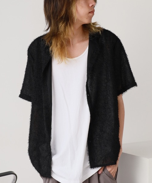 ROOPTOKYO（ループトウキョウ）の「シャギー ショートスリーブシャツ（シャツ/ブラウス・メンズ・ホワイト/ブルー/ブラック・M/L）」の17枚目の写真