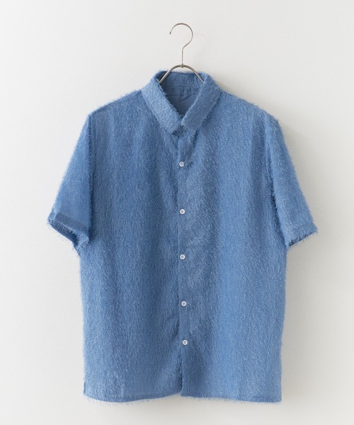 ROOPTOKYO（ループトウキョウ）の「シャギー ショートスリーブシャツ（シャツ/ブラウス・メンズ・ホワイト/ブルー/ブラック・M/L）」の20枚目の写真