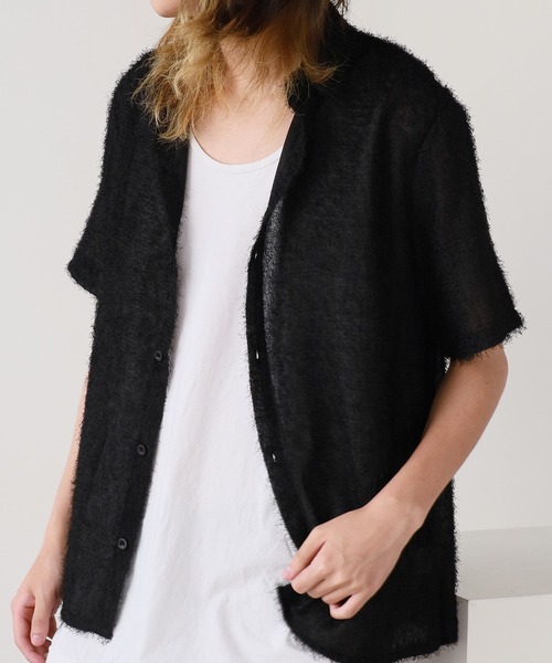 ROOPTOKYO（ループトウキョウ）の「シャギー ショートスリーブシャツ（シャツ/ブラウス・メンズ・ホワイト/ブルー/ブラック・M/L）」の16枚目の写真