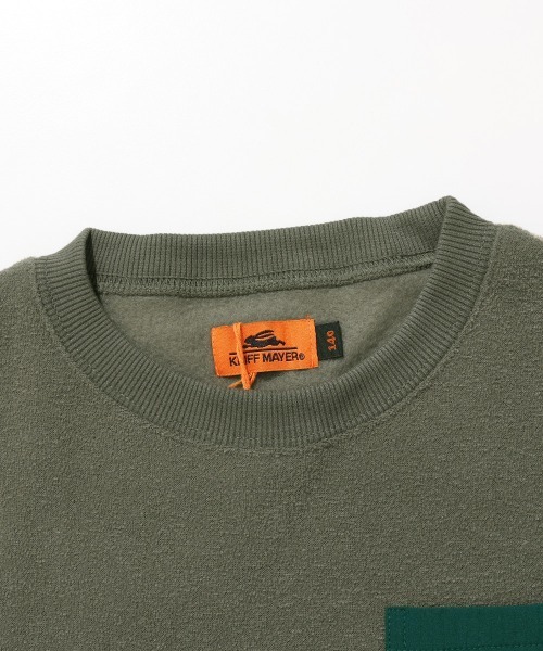 KRIFF MAYER Kid's Collection(クリフメイヤーキッズコレクション)の「【ふんわり裏起毛】かるポカポケクルー(スウェット・キッズ・レッド/ブラウン/サンドベージュ/カーキ/ブラック・140/170/160/150/130/120)」の6枚目の写真