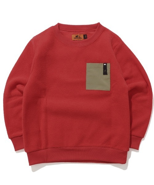 KRIFF MAYER Kid's Collection(クリフメイヤーキッズコレクション)の「【ふんわり裏起毛】かるポカポケクルー(スウェット・キッズ・レッド/ブラウン/サンドベージュ/カーキ/ブラック・140/170/160/150/130/120)」の19枚目の写真