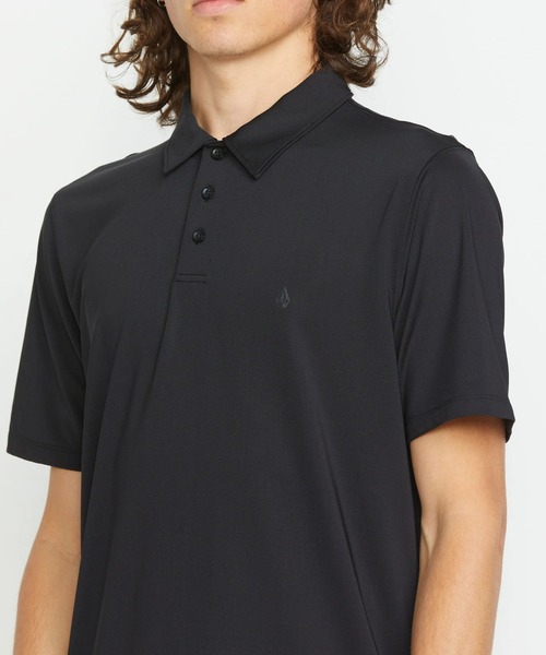VOLCOM(ボルコム)の「【VOLCOM/ボルコム】Hazard Pro Polo Short Sleeve/抗菌速乾UVケア半袖ポロシャツ(ポロシャツ・メンズ・ブラック・LARGE/MEDIUM/SMALL/X-LARGE)」の6枚目の写真