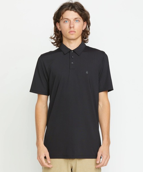 VOLCOM(ボルコム)の「【VOLCOM/ボルコム】Hazard Pro Polo Short Sleeve/抗菌速乾UVケア半袖ポロシャツ(ポロシャツ・メンズ・ブラック・LARGE/MEDIUM/SMALL/X-LARGE)」の4枚目の写真