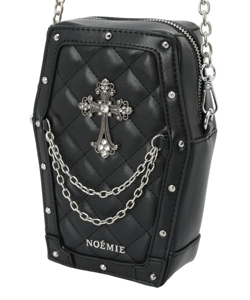 NOEMIE(ノエミー)の「棺桶キルティングショルダーバッグ(ショルダーバッグ・レディース・ブラック/シルバー・ONE SIZE)」の5枚目の写真