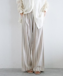 RAGEBLUE（レイジブルー）の「〈セットアップ対応〉リネン混/ストライプワイドイージーパンツ（その他パンツ）」