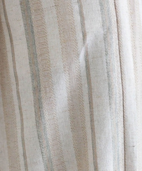 RAGEBLUE（レイジブルー）の「〈セットアップ対応〉リネン混/ストライプワイドイージーパンツ（その他パンツ・レディース・ベージュ・FREE）」の18枚目の写真