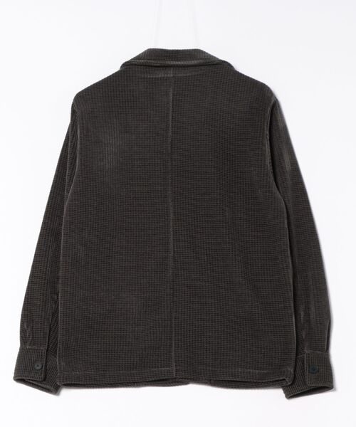 MEN'S BIGI（メンズビギ）の「ベロア調コールワッフル カバーオールジャケット（カバーオール・メンズ・ブラウン/ブラック・02/01/03）」の20枚目の写真