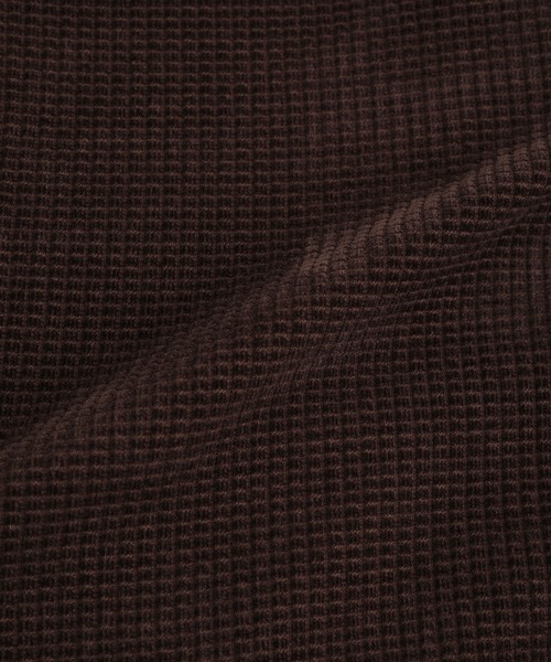 MEN'S BIGI（メンズビギ）の「ベロア調コールワッフル カバーオールジャケット（カバーオール・メンズ・ブラウン/ブラック・02/01/03）」の9枚目の写真