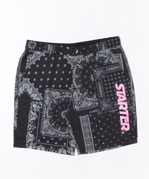 STARTER(スターター)の「《STARTER GOLF》スターターゴルフ バンダナ柄 ショーツメンズ SG-223003(その他パンツ・メンズ・レッド/ネイビー/ブラック・L/M/XL)」の1枚目の写真