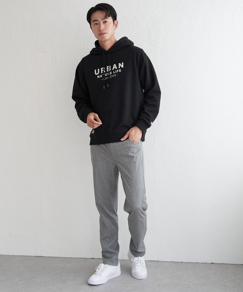 ikka(イッカ)の「URBAN NATURE LIFE アーバンネイチャーライフ スウェットプルパーカ(パーカー・メンズ・ホワイト/ブラック・XL/L/M/S)」の8枚目の写真