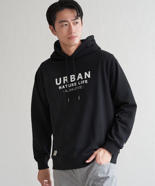 ikka(イッカ)の「URBAN NATURE LIFE アーバンネイチャーライフ スウェットプルパーカ(パーカー・メンズ・ホワイト/ブラック・XL/L/M/S)」の10枚目の写真