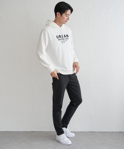 ikka(イッカ)の「URBAN NATURE LIFE アーバンネイチャーライフ スウェットプルパーカ(パーカー・メンズ・ホワイト/ブラック・XL/L/M/S)」の11枚目の写真