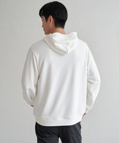 ikka(イッカ)の「URBAN NATURE LIFE アーバンネイチャーライフ スウェットプルパーカ(パーカー・メンズ・ホワイト/ブラック・XL/L/M/S)」の16枚目の写真