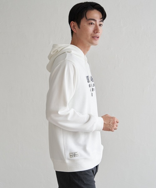 ikka(イッカ)の「URBAN NATURE LIFE アーバンネイチャーライフ スウェットプルパーカ(パーカー・メンズ・ホワイト/ブラック・XL/L/M/S)」の17枚目の写真