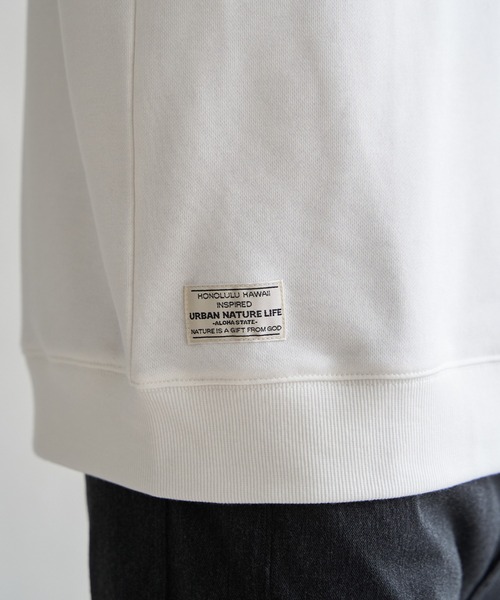 ikka(イッカ)の「URBAN NATURE LIFE アーバンネイチャーライフ スウェットプルパーカ(パーカー・メンズ・ホワイト/ブラック・XL/L/M/S)」の21枚目の写真