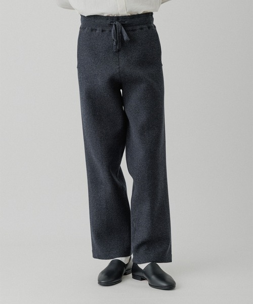 ADAM ET ROPE'（アダムエロペ）の「杢スウェット ニットパンツ / セットアップ対応（その他パンツ・メンズ・ベージュ系その他/チャコールグレー/グレー系その他・L/M）」の2枚目の写真