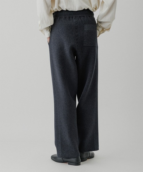 ADAM ET ROPE'（アダムエロペ）の「杢スウェット ニットパンツ / セットアップ対応（その他パンツ・メンズ・ベージュ系その他/チャコールグレー/グレー系その他・L/M）」の5枚目の写真