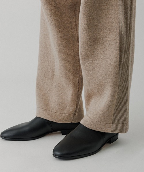 ADAM ET ROPE'（アダムエロペ）の「杢スウェット ニットパンツ / セットアップ対応（その他パンツ・メンズ・ベージュ系その他/チャコールグレー/グレー系その他・L/M）」の15枚目の写真