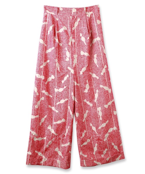 mintdesigns(ミントデザインズ)の「CANDY WIDE PANTS(その他パンツ・レディース・ブラック/ピンク・ONESIZE)」の3枚目の写真