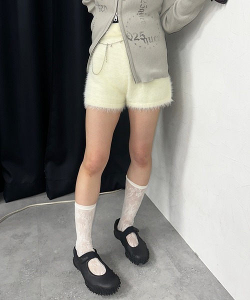 25quee】フェザーショートパンツ/587782（その他パンツ）｜JEANASIS