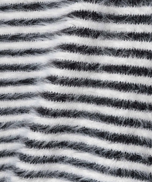 JEANASIS（ジーナシス）の「【25quee】フェザーショートパンツ/587782（その他パンツ・レディース・ブラック系その他/オフホワイト/ブラック・FREE）」の5枚目の写真