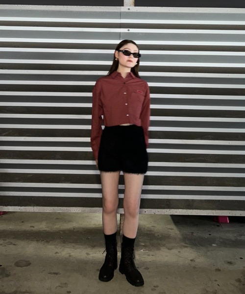 JEANASIS（ジーナシス）の「【25quee】フェザーショートパンツ/587782（その他パンツ・レディース・ブラック系その他/オフホワイト/ブラック・FREE）」の18枚目の写真