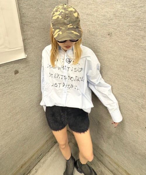 JEANASIS（ジーナシス）の「【25quee】フェザーショートパンツ/587782（その他パンツ・レディース・ブラック系その他/オフホワイト/ブラック・FREE）」の20枚目の写真