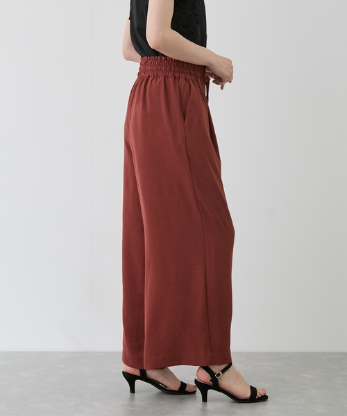 Jayro(ジャイロ)の「麻ライクリラックスパンツ(その他パンツ・レディース・ブラック/ダークブラウン/カーキ/イエロー・38)」の13枚目の写真