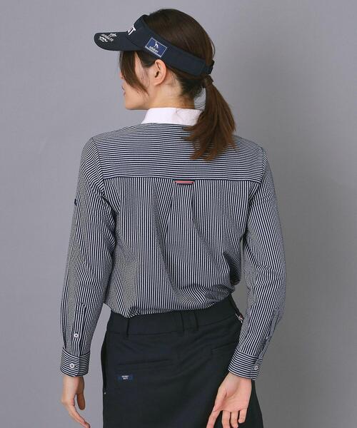 セール】【吸水速乾】サッカー長袖シャツ（シャツ/ブラウス）｜adabat