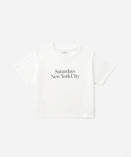 Saturdays NYC(サタデーズ ニューヨークシティ )の「Miller Standard SS Tee(Tシャツ/カットソー・レディース・ホワイト/ブラック/ピンク系その他・M/S/L)」の2枚目の写真