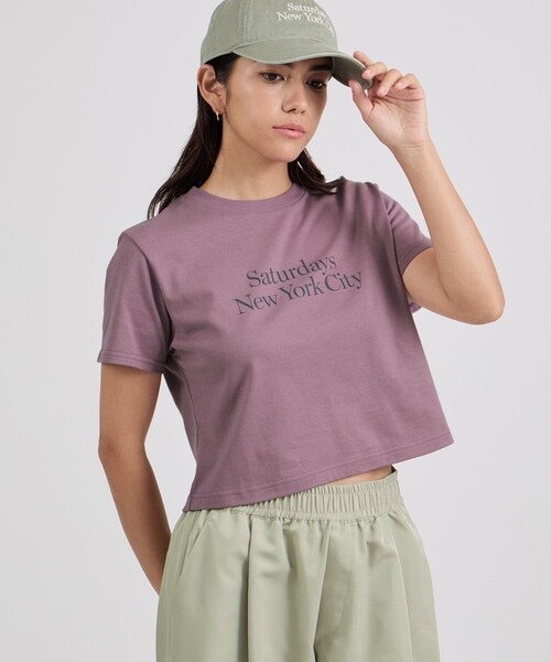 Saturdays NYC(サタデーズ ニューヨークシティ )の「Miller Standard SS Tee(Tシャツ/カットソー・レディース・ホワイト/ブラック/ピンク系その他・M/S/L)」の4枚目の写真