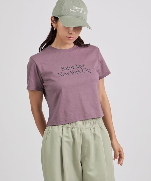 Saturdays NYC(サタデーズ ニューヨークシティ )の「Miller Standard SS Tee(Tシャツ/カットソー・レディース・ホワイト/ブラック/ピンク系その他・M/S/L)」の5枚目の写真