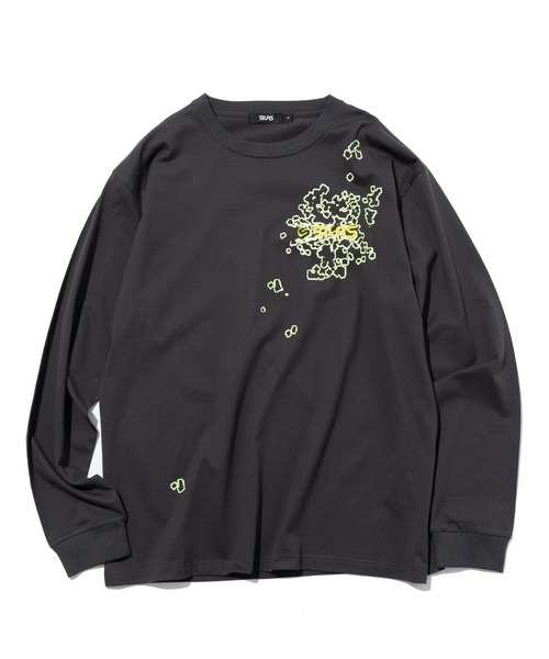 SILAS（サイラス）の「GERM L/S TEE（Tシャツ/カットソー・メンズ・チャコール/ネイビー/ホワイト・L/M/XL）」の2枚目の写真
