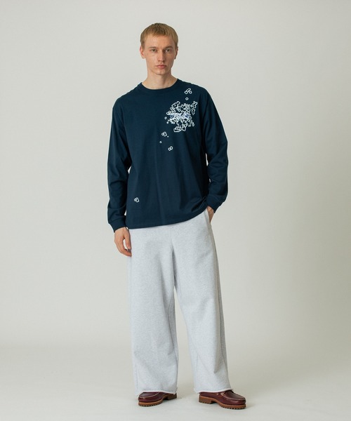 SILAS（サイラス）の「GERM L/S TEE（Tシャツ/カットソー・メンズ・チャコール/ネイビー/ホワイト・L/M/XL）」の17枚目の写真