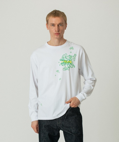 SILAS（サイラス）の「GERM L/S TEE（Tシャツ/カットソー・メンズ・チャコール/ネイビー/ホワイト・L/M/XL）」の20枚目の写真
