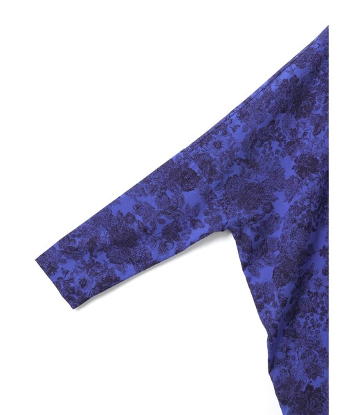 mizuiroind（ミズイロインド）の「mizuiro ind プリントコクーンワイドワンピース（ワンピース・レディース・ブルー/ベージュ・FREE）」の15枚目の写真