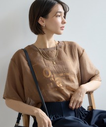 KATHARINE ROSS | 【PILLINI/ピリーニ】3WAY箔ロゴリブシアープルオーバー(Tシャツ/カットソー)